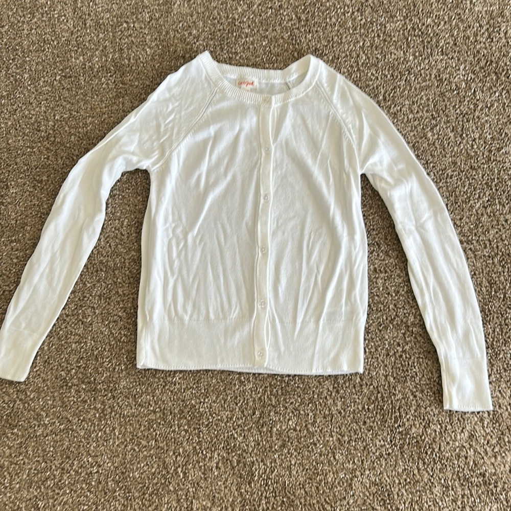 Cat and Jack girls button front cardigan